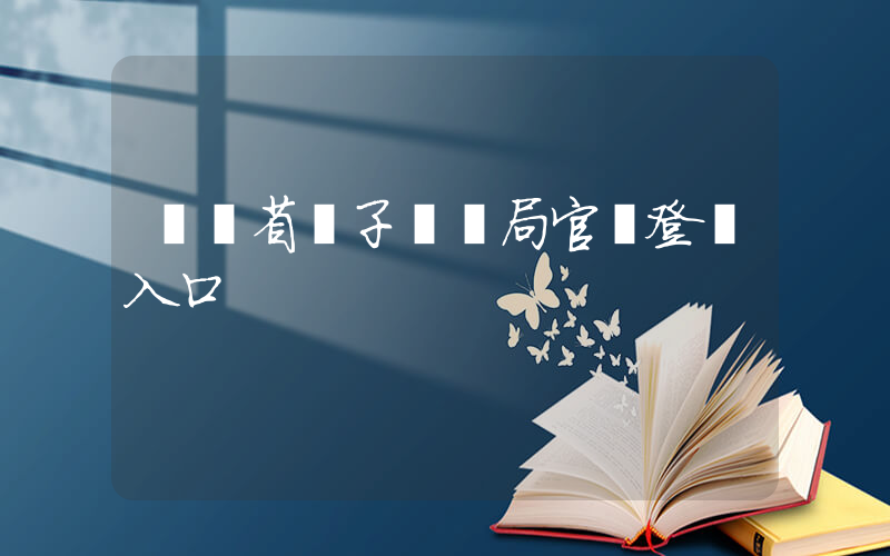 遼寧省電子稅務局官網登錄入口插圖