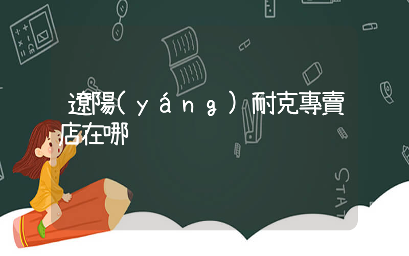 遼陽(yáng)耐克專賣店在哪插圖