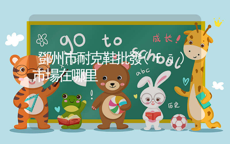 鄧州市耐克鞋批發(fā)市場在哪里插圖