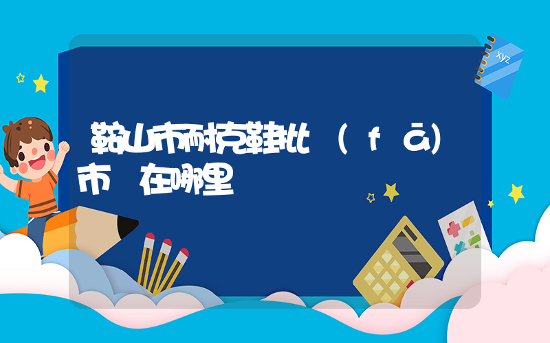 鞍山市耐克鞋批發(fā)市場在哪里插圖