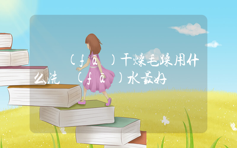 頭發(fā)干燥毛躁用什么洗發(fā)水最好插圖