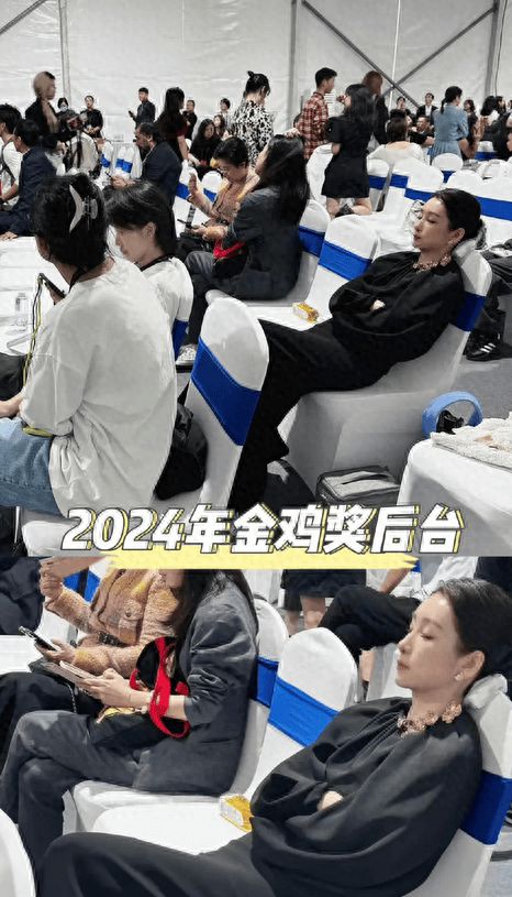 秦海璐又在金雞后臺睡著了插圖