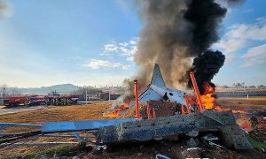 韓國(guó)客機(jī)爆炸已致179人遇難縮略圖 韓國(guó)客機(jī)爆炸已致179人遇難縮略圖